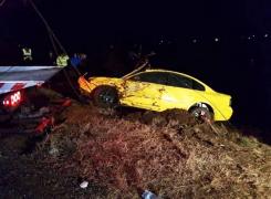 Sinucidere şocantă la Arad. Un bărbat a sărit cu maşina într-un lac după ce s-a certat cu soţia (Video)