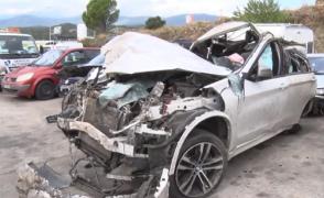 Un român a murit într-un accident cumplit, în Spania. Maşina în care era a fost făcută zob