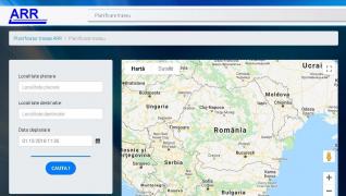 Aplicație pentru mersul autobuzelor care transportă călători între județe