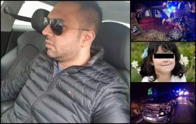 Animație: Cum s-a produs accidentul din Timiş provocat de șoferul care făcea Live pe Facebook, la 200 km/h. O fetiță a fost ucisă