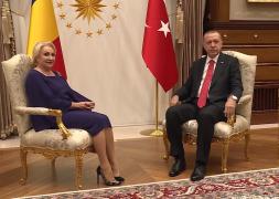 Premierul Viorica Dăncilă, primită de președintele Turciei, Recep Tayyip Erdogan, la Palatul Alb din Ankara (Video)