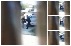 Poliţistul care a izbit o bătrână de 90 de ani de maşină, cercetat pentru purtare abuzivă (Video)