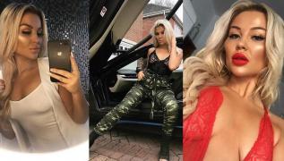 Șoferița în mai multe ipostaze de pe Instagram