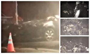 Carnagiu la Calafat. Soţ, soţie şi copiii de 10 şi 14 ani, morţi într-un groaznic accident (Video)