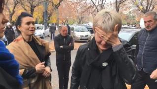 Dana, soţia lui Ilie Balaci, a venit de la Bucureşti în lacrimi: "Atât a iubit Craiova că a murit aici" (Video)