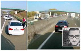 Un şofer român, erou la Paris, pe o autostradă unde a avut loc un grav accident de circulaţie