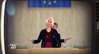 Francezii fac mişto de Viorica Dăncilă: "O colombină în serviciul bufonilor. Ar trebui încarcerată?"