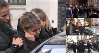 Imagini sfâşietoare. Sicriul lui Ilie Balaci, depus la biserică în aplauzele oamenilor. Familia este îngenuncheată de durere