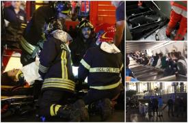 Fani ai echipei ȚSKA Moscova, printre răniți după ce scara rulantă de la metroul din Roma a cedat. Rușii ar fi sărit pe trepte (Video)