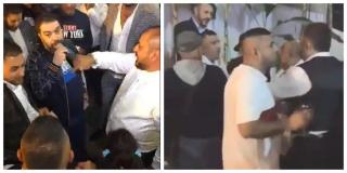 Noi imagini ale scandalului în care Florin Salam a fost bătut la o nuntă în Italia