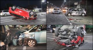 Familie cu doi copii mici, spulberată în Buzău. Dezastru pe şosea, după ce un tânăr de 28 de ani nu a acordat prioritate