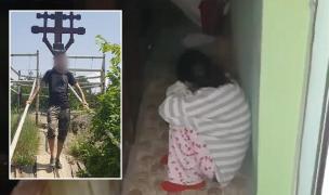Femeia din Rucăr filmată de soţ când o umilea era ţinută nespălată şi fără mâncare zile în şir. Bărbatul o bătea dacă îl privea