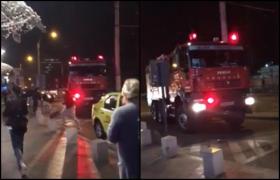 Panică la AFI Cotroceni! Zeci de oameni au ieșit din mall din cauza unui incendiu (Video)