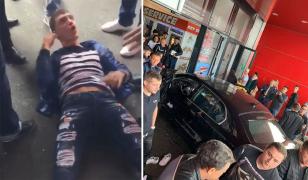 Tânărul drogat din Brăila a înjunghiat un bărbat și a făcut accident la mall