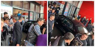 Imaginile atacului de la mall-ul din Brăila. Oameni plini de sânge, călcați cu mașina de un tânăr drogat