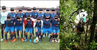 Imagini ale autobuzului publicate de presa locală îl arată distrus în mijlocul pomilor şi ierburilor