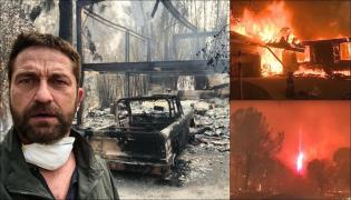 Casa lui Gerard Butler, arsă din temelii