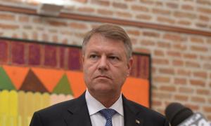 Klaus Iohannis dă o declaraţie presei