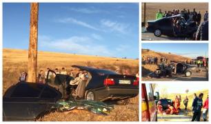 Accidentul în care a murit o familie din Dolj. Şoferul BMW-ului nu avea permis, avea maşina de câteva zile (Video)