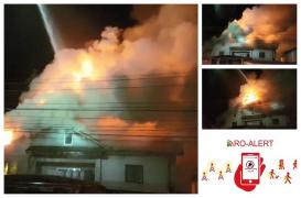 Avertizare RO-ALERT după incendiul de la Targoviste