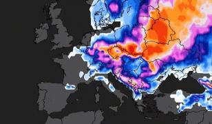 Un val de aer polar aduce ninsori abundente și viscol în multe regiuni din România