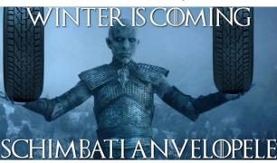 Ministerul de Interne face glume cu anvelope, pe Facebook: "Sperăm că nu stai în frig la coadă la vulcanizare"