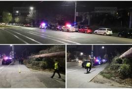 Victima a fost înjunghiată în pasajul de trecere pe sub calea ferată aflat în zona Universității „Aurel Vlaicu” din Micălaca