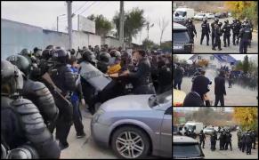 Bătaie cu pietre între fanii echipei lui Mititelu și jandarmi, la Craiova. Forțele de ordine au folosit gaze lacrimogene (Video)