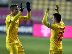 Nicusor Bancu si Nicusor Stanciu, la un meci al Romaniei