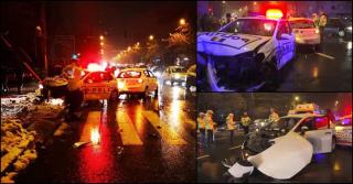 În maşina de poliţie se aflau Ramona Panainte şi Daniel Ursuleasa