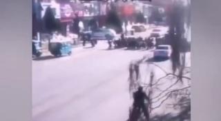 Incidentul s-a produs în momentul în care copiii ieşeau de la şcoală