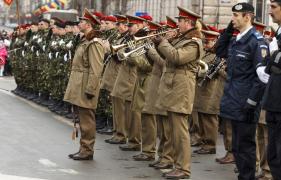 Fanfara armatei cântă de Ziua Națională