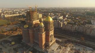 Catedrala Națională văzută din dronă