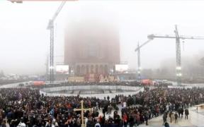Sfințirea Catedralei Mânturii Neamului. Bănescu: Nu este cea mai mare catedrală din lume. Catedrala e dedicată eroilor României