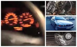 Accident live pe Facebook la 220 km/h pe o şosea din Mureş
