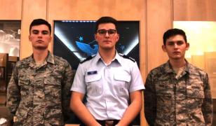 Mesajul de Centenar a trei viitori piloţi români, studenţi în SUA