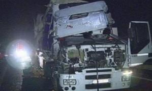 Un accident cu două TIR-uri a avut loc lângă vama Nădlac