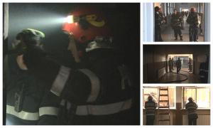Peste 800 de elevi evacuaţi la un liceu din Hunedoara, din cauza unui incendiu