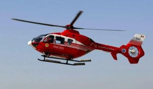 Elicopterul SMURD a preluat-o pe fetiţa opărită din Bistriţa-Năsăud