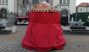 Târgul de Crăciun din Constanţa a fost închis, astăzi, cu 12 zile înainte de Crăciun