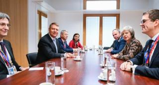 Preşedintele Iohannis, întâlnire cu premierul britanic Theresa May