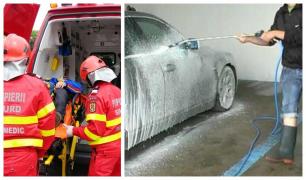 Angajatul unei spălătorii din Arad a bătut măr un client, pentru că i-a spus că nu îi place