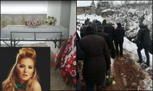 Înmormântată în locul în care a murit. Pe un ger cumplit, Anca Pop a fost condusă pe ultimul drum doar de familie și prieteni