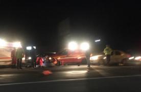 Accident groaznic pe DN 1, la Băicoi. Femeie spulberată de mai multe maşini, după ce a traversat neregulamentar
