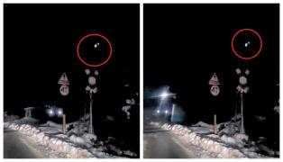 Pericol iminent la o trecere cu calea ferată, în Hunedoara. Trenul trece pe culoarea alb intermitent (Video)