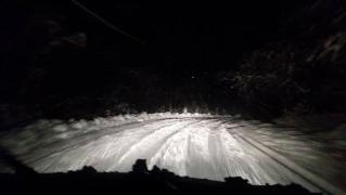 Drum naţional închis din cauza viscolului, între Rânca şi Novaci