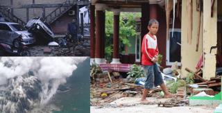 Tsunami în Indonezia,provocat de erupţia unui vulcan