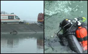 Bărbat găsit înecat în Bistrița, la Roznov, de scafandrii care căutau corpul adolescentei de 16 ani ce s-a aruncat de pe pod (Video)