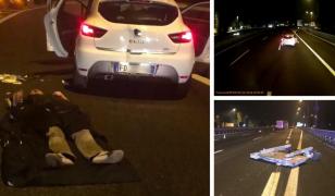Accident live cu un şofer român pe o autostradă din Italia