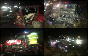 Accident grav în Timiş. O fetiţă de şase ani a decedat, după un impact violent între 2 maşini